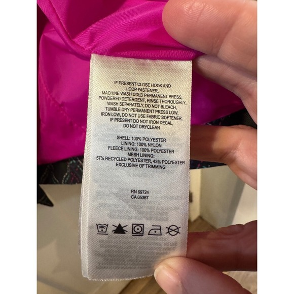 Columbia Girls Interchange Jacket Omni Tech SHELL ONLY Pink Plaid Size XL 18/20 - Picture 11 of 15